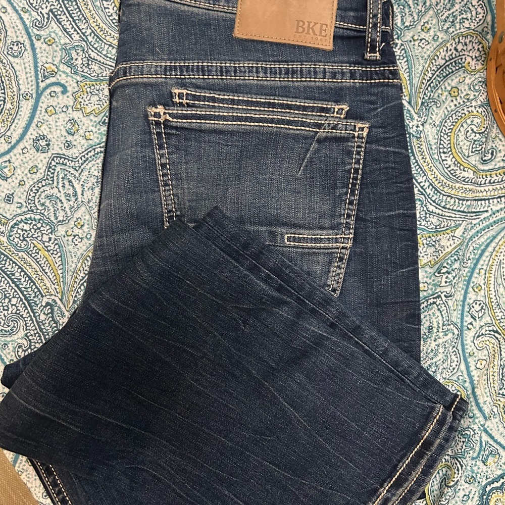 BKE Dark Blue Denim Jeans